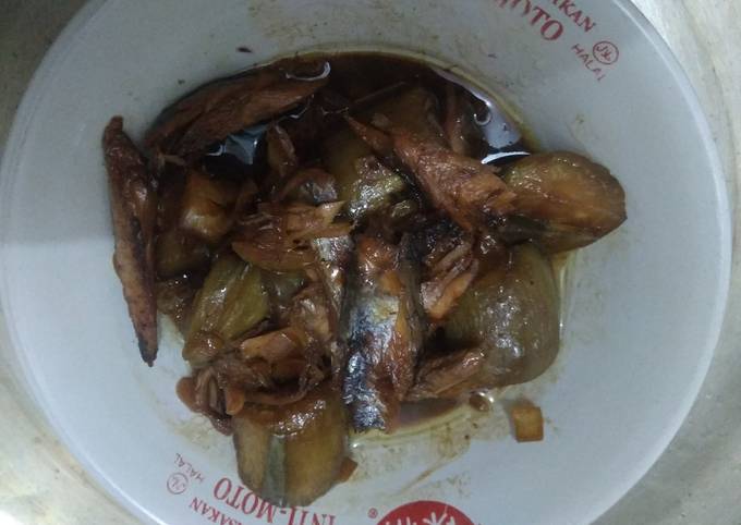 Terong + ikan tongkol masak kecap