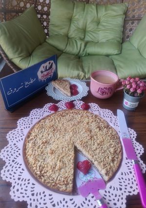 صورة لوصفة مبروشة بمربى الفراولة