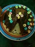 Pastel de chocolate, sencillo