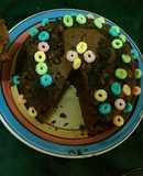Pastel de chocolate, sencillo