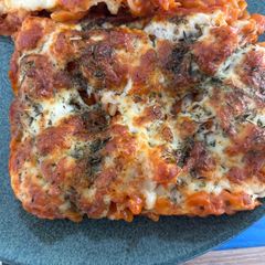 A picture of Pasta bake.