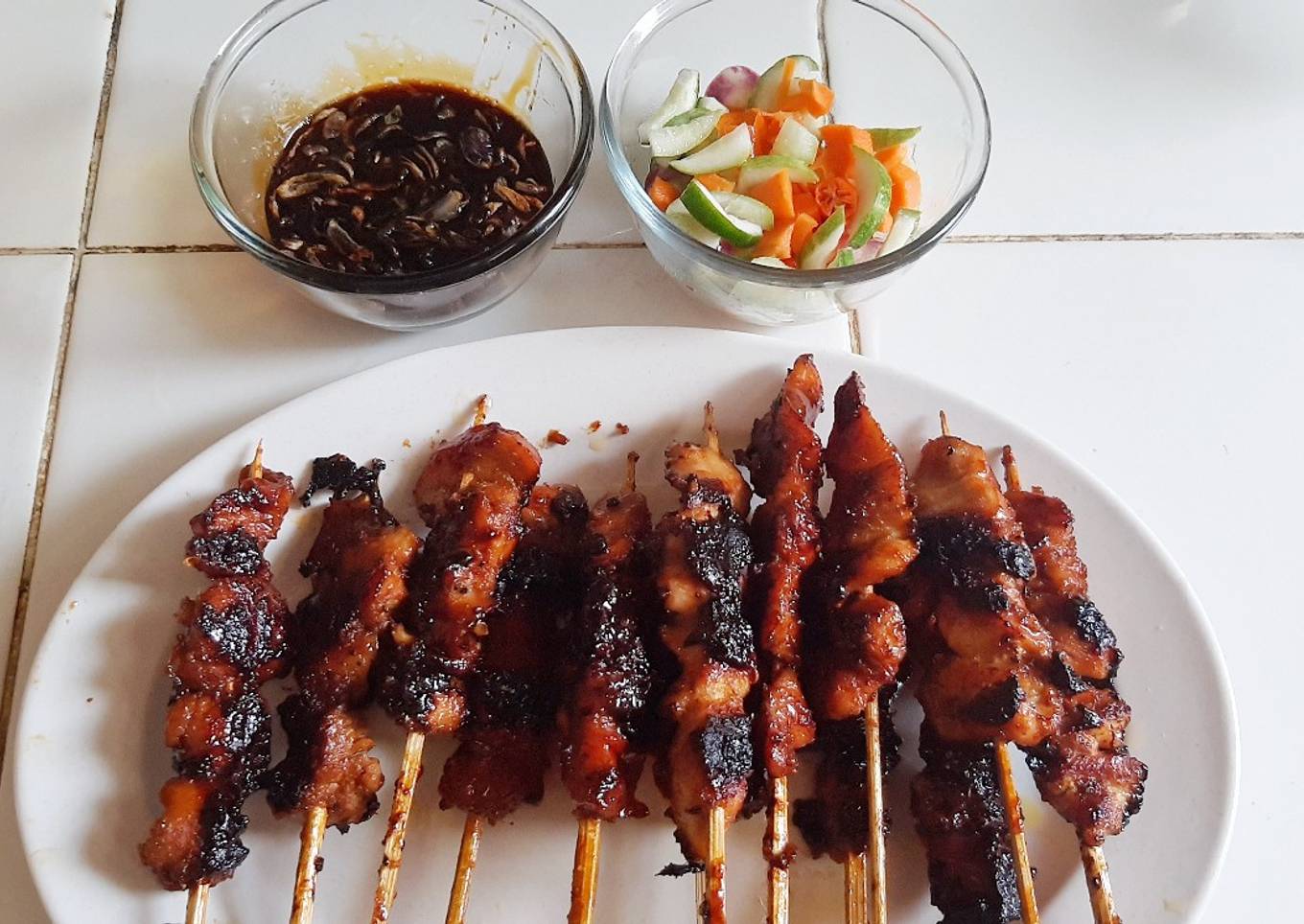 Sate ayam maranggi rumahan