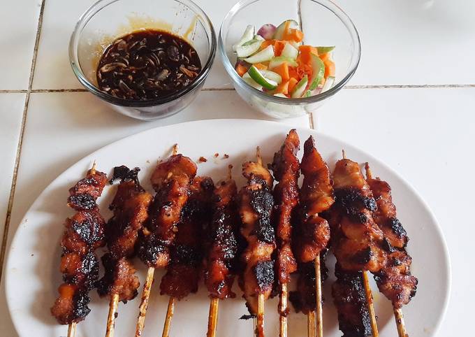 Resep Sate ayam maranggi rumahan yang Enak