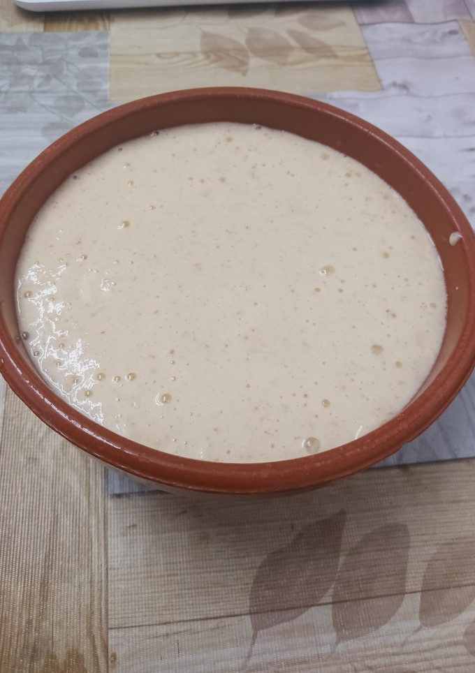 Una foto de Papilla de galletas y plátano