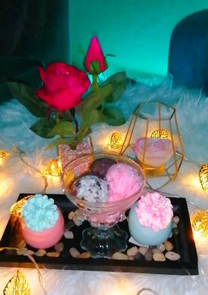 صورة لوصفة أيس كريم بأكثر من نوع 🍨