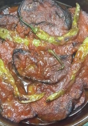 A picture of Eggplant Casserole (Moussaka Tajine).