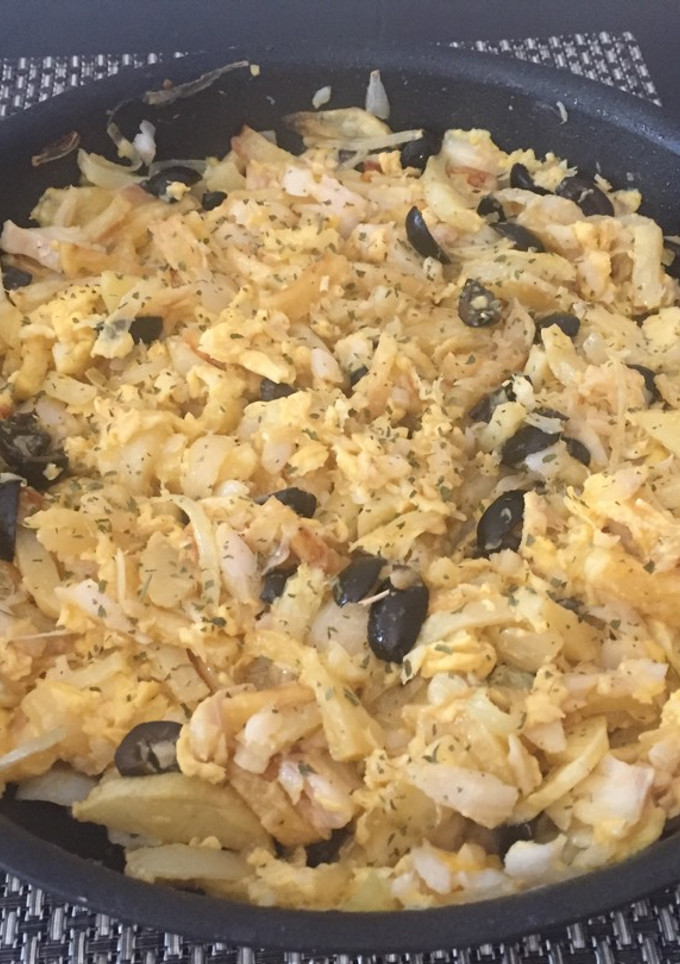 Una foto de Bacalao a bras