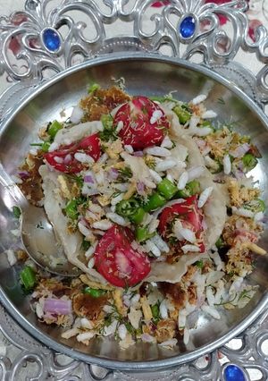 Khasta chat रेसिपी मुख्य फोटो
