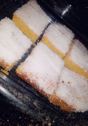 صورة لوصفة بسبوسة بالبرتقال :🍊