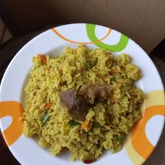 A picture of Palmoil rice.
