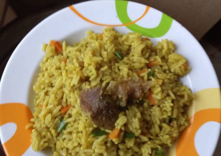 Recipe of Homemade Palmoil rice