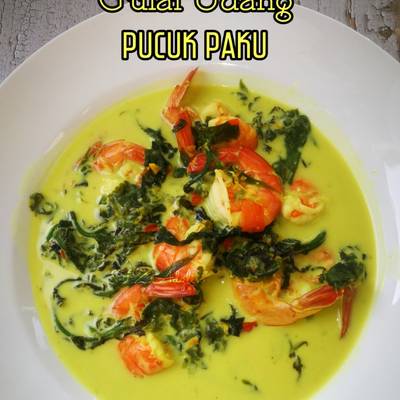 Resipi Gulai Udang Pucuk Paku Oleh Fz Adzlin Cookpad