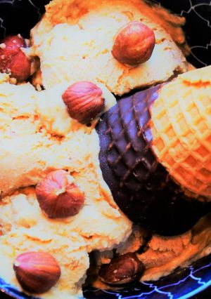 Foto principal de Helado de manzana, avellanas y curry 🍨