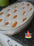 Pavê de fruta com biscoito champagne