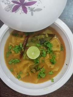A picture of Dal dhokli.
