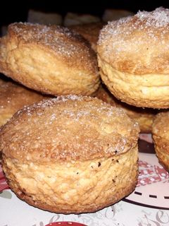 Una foto de Scones dulces con aceite