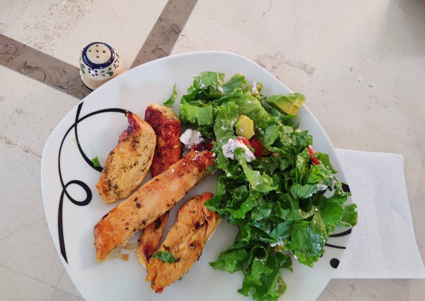 Pollo al limón con hierbas estilo Bonnie