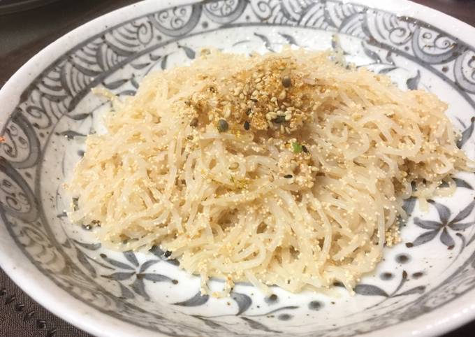 Japanese Diet Food Konjac Noodle Cooking