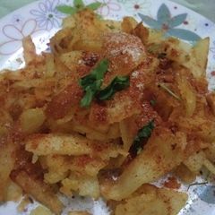A picture of क्रिस्पी पोटैटो फ्राई (crispy potato fry recipe in Hindi).