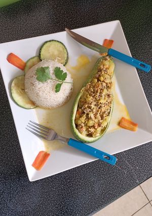 Una foto de Cocina fácil... guiso de zapallo italiano ♥️♥️