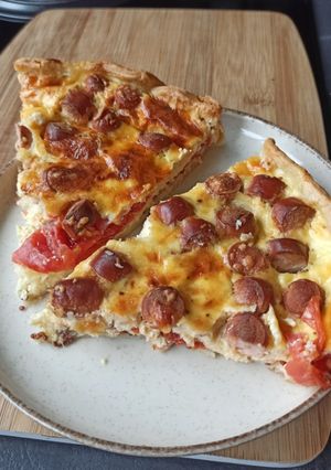 Une photo de Quiche aux Knacki