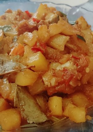 Foto resep Sambal goreng kentang
