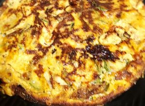 Una foto de Tortilla de zucchini