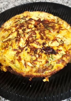 Una foto de Tortilla de zucchini