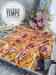Foto resep Pizza Rolls dgn saus Tempe Bolognese (empuk!)