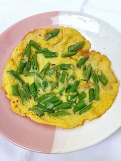 Foto resep 28. Telur dadar buncis