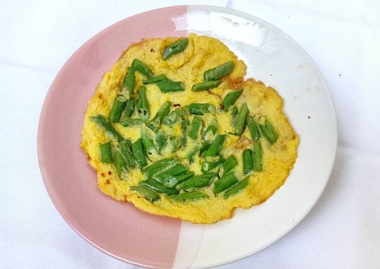 28. Telur dadar buncis