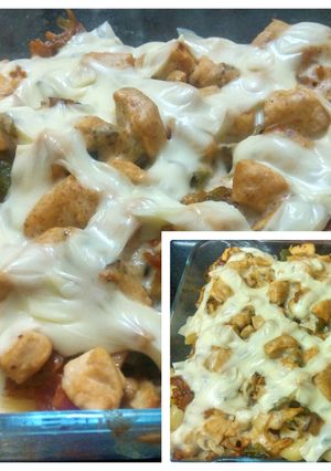 A picture of Mushroom Chicken Pasta.
