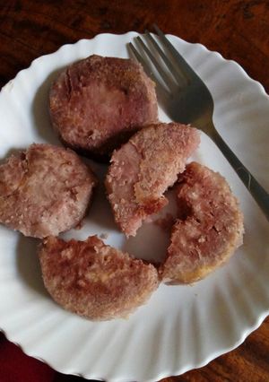 A picture of Shallow pan fried Nduma.