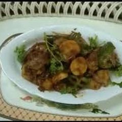 A picture of Baby Potatoes Manchurian.