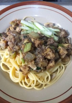 Foto resep Jajjangmyeon chicken tofu