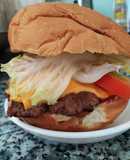 Hamburger bò trứng