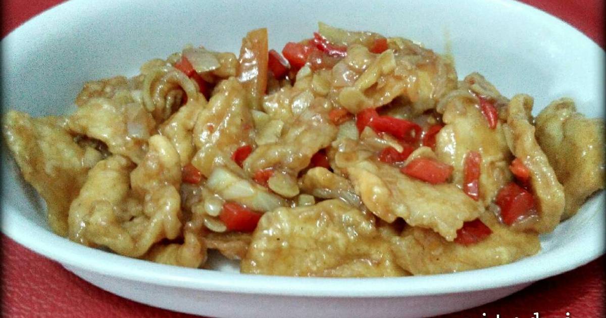 Resep Ayam fillet saus tiram pedas oleh Sita Dwi - Cookpad