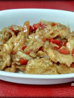 Foto resep Ayam fillet saus tiram pedas