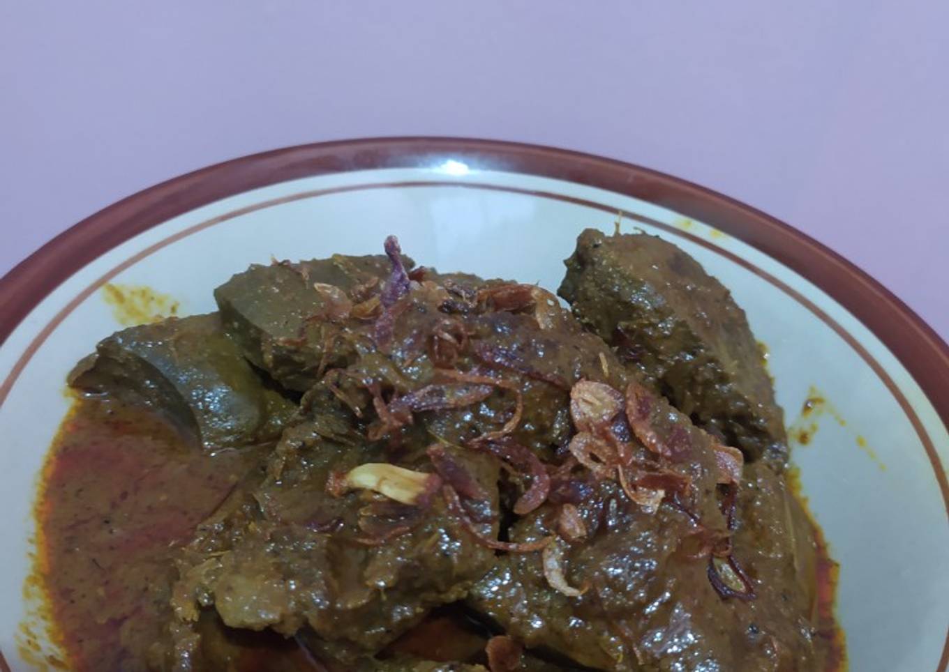 Cara Gampang Menyiapkan Rendang ati sapi Anti Gagal