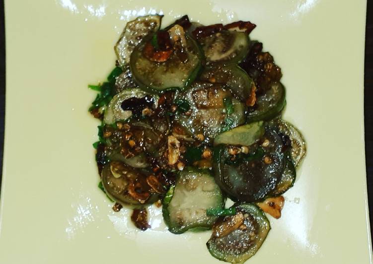 Oseng Terong Hijau Pedas