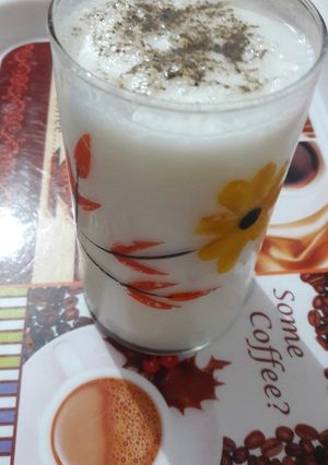 A picture of Namkeen lassi.