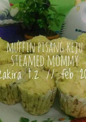 Foto resep Muffin pisang keju steamed amii kia