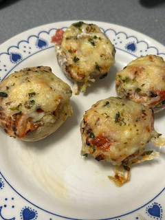 Una foto de Champiñones rellenos en Airfryer