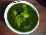 Spinach gravy
