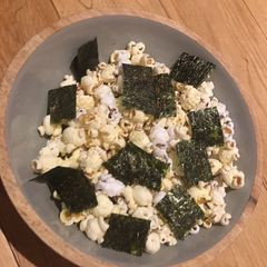 A picture of Seaweed popcorn - Women’s World Cup snacks.