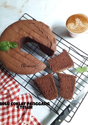 Foto resep Bolu coklat panggang 4 telur