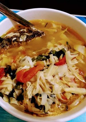 Hình của món Cá nấu măng chua.