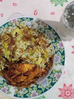 عکسی از دستور باقالی پلو با مرغ