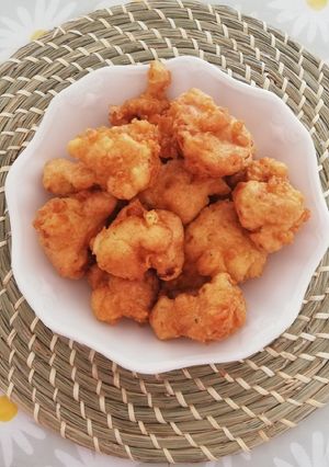 Una foto de Fritos de coliflor