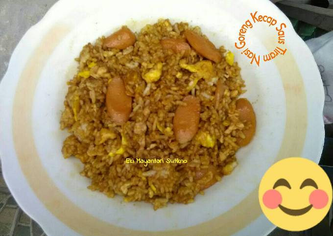 Cara termudah memasak Nasi Goreng Kecap Saus Tiram (Menu Anak) yang sesuai selera